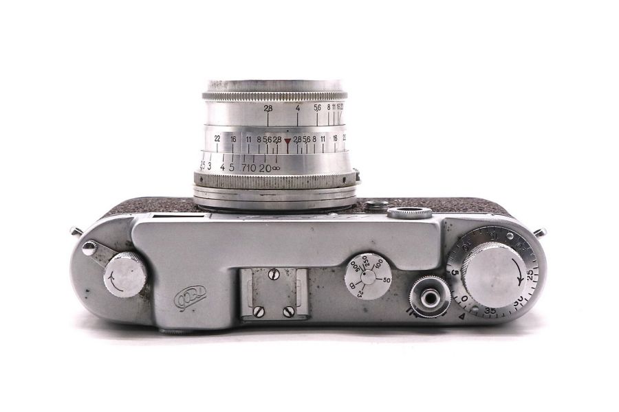 Редкий фотоаппарат Фэд 2 с красным корпусом (СССР)