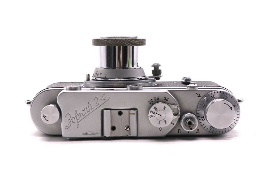 Советский фотоаппарат Зоркий 2С в упаковке