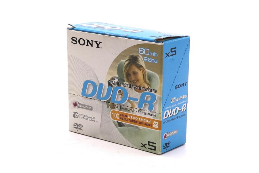 Диск для записи Sony DVD-R х5 2.8 GB 60min