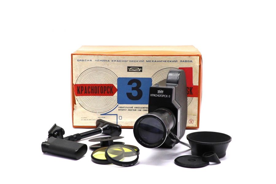 Кинокамера Красногорск-3 kit М42 в упаковке (1975)