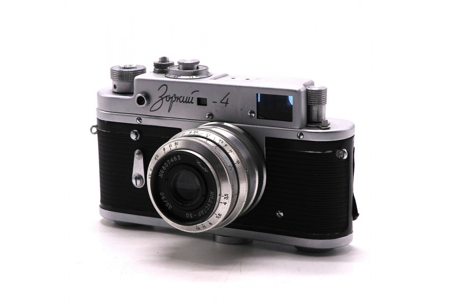 Фотоаппарат Зоркий 4 + Индустар (СССР, 1971)
