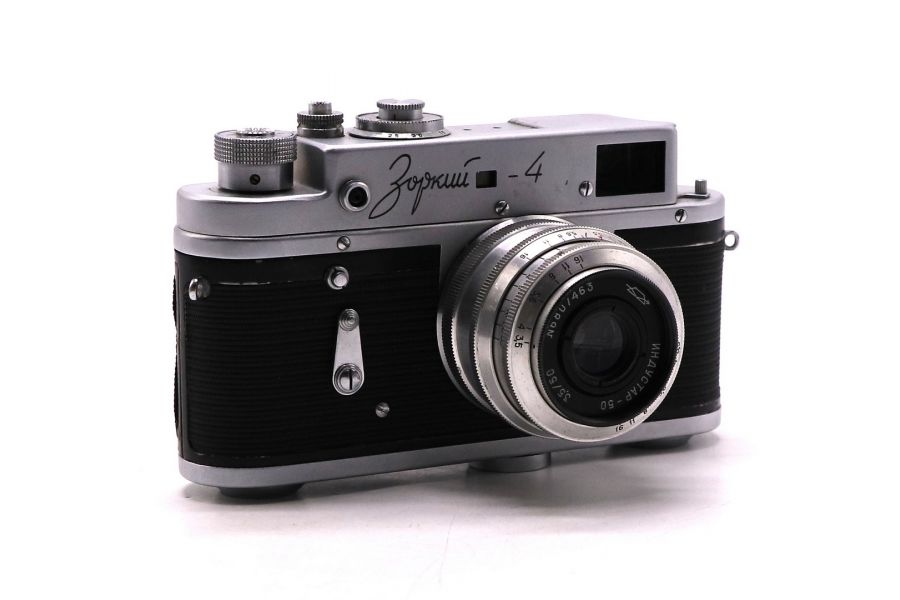 Фотоаппарат Зоркий 4 + Индустар (СССР, 1971)
