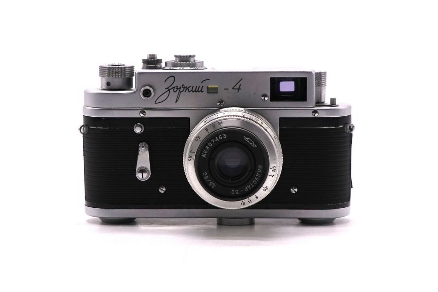 Фотоаппарат Зоркий 4 + Индустар (СССР, 1971)