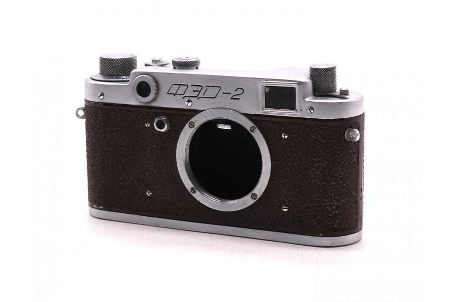 Редкий красный фотоаппарат Фэд 2 body (СССР)