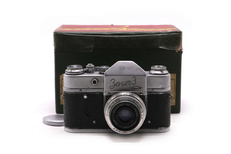 Фотоаппарат Зенит 3 + Индустар-50 kit в упаковке