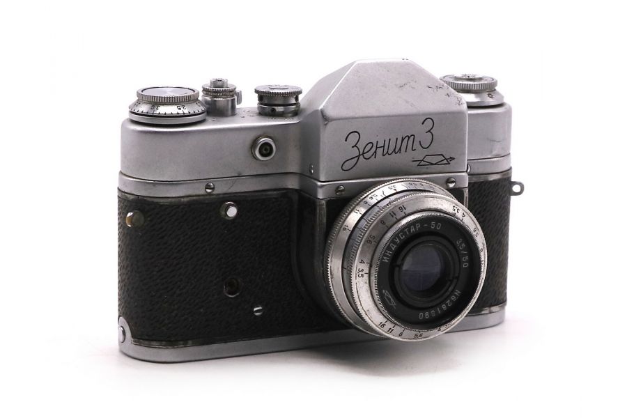 Фотоаппарат Зенит 3 + Индустар-50 kit в упаковке