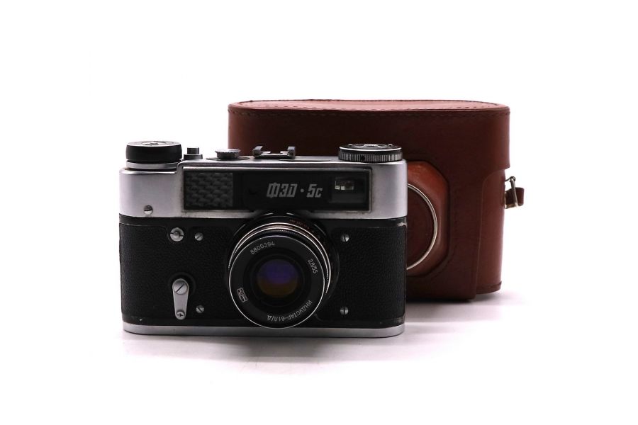 Фотоаппарат советский Фэд 5С + Индустар-61л/д