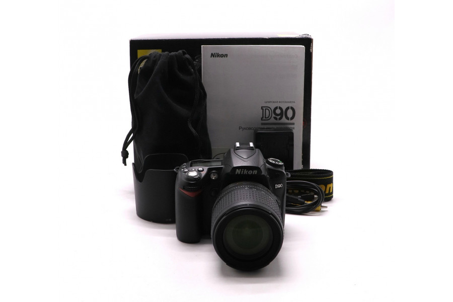 Nikon D90 kit в упаковке (пробег 9925 кадров)