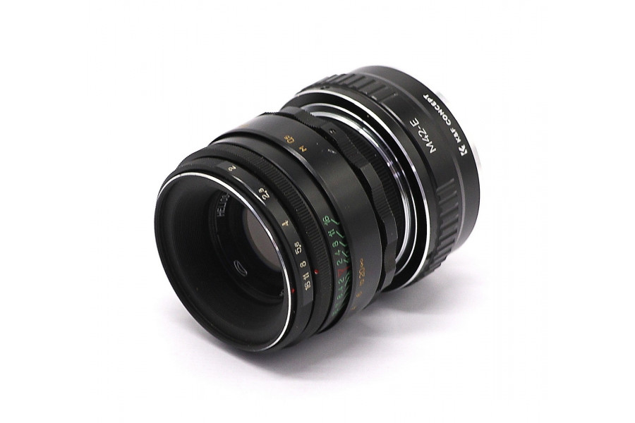 Объектив Гелиос-44-2 + адаптер K&F Concept Sony E/FE — винтажная оптика с уникальным боке