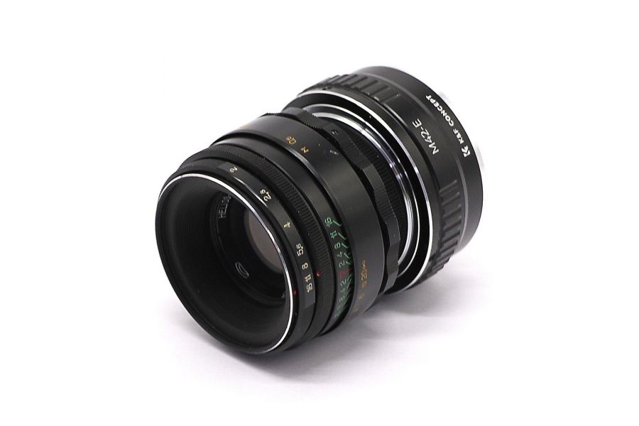 Объектив Гелиос-44-2 + адаптер K&F Concept Sony E/FE — винтажная оптика с уникальным боке