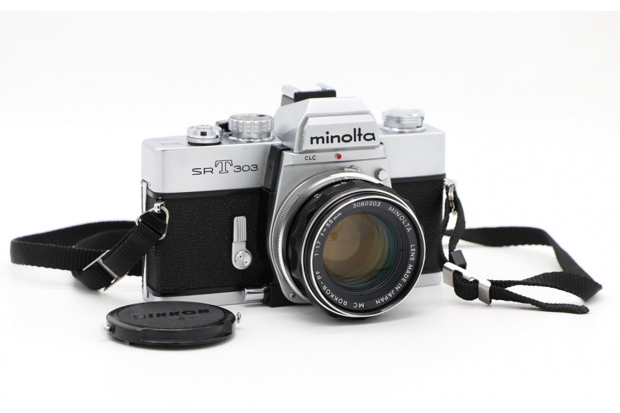 Плёночная зеркальная камера Minolta SRT 303 kit