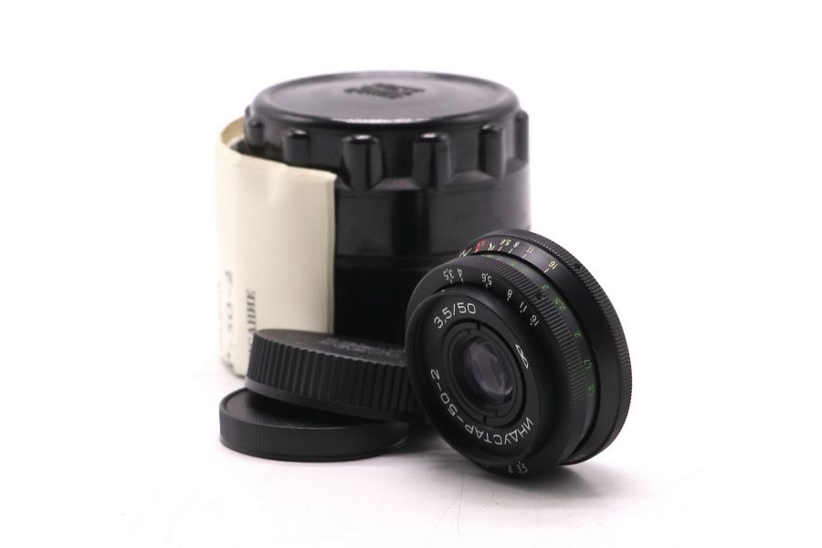 Объектив Индустар-50-2 f3.5/50 М42 в тубусе новый