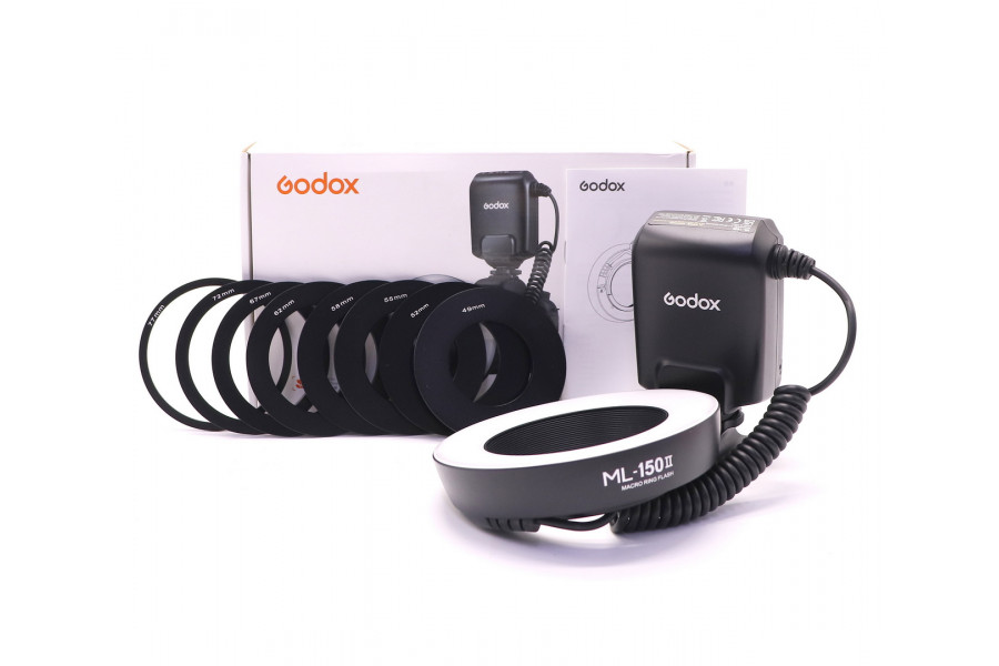 Фотовспышка для макросъемки Godox ML-150 II в упаковке