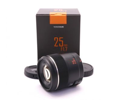 Объектив YongNuo 25mm f/1.7 для камер Micro 4/3 в упаковке