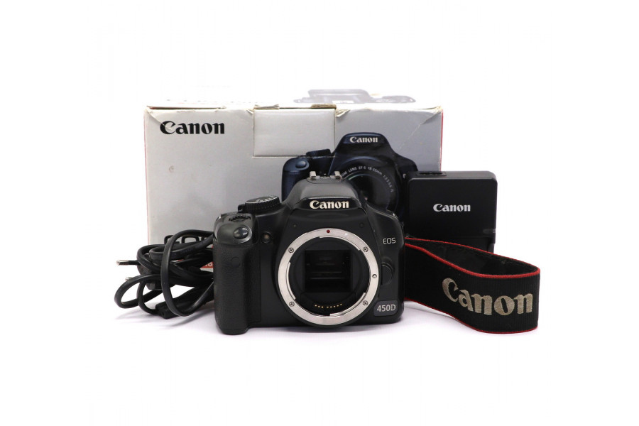 Canon EOS 450D body в упаковке (пробег 138805 кадров)