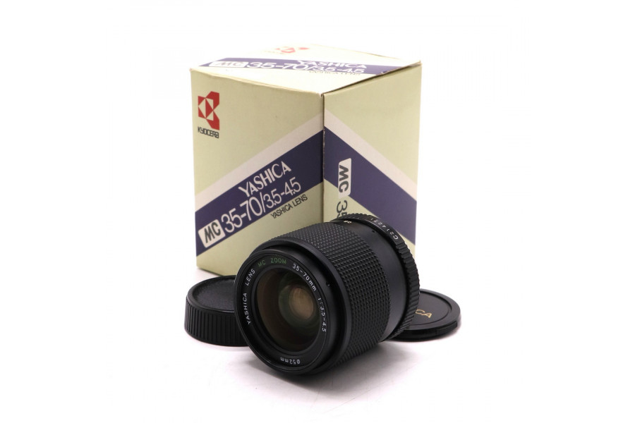 Объектив Yashica MC Zoom 35-70mm f/3.5-4.5 в упаковке