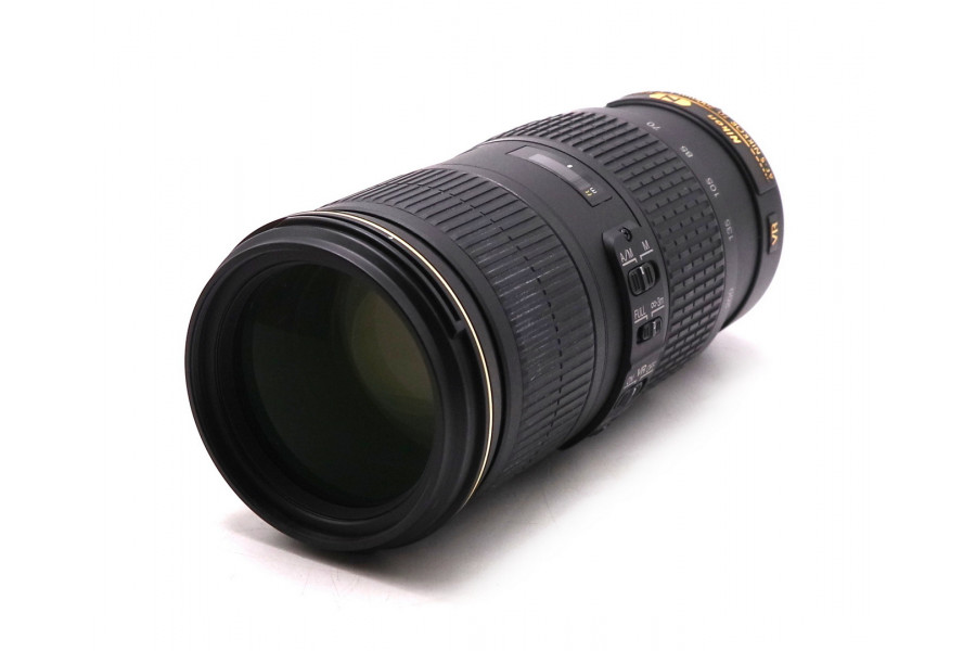 Объектив Nikon 70-200mm f/4G ED VR AF-S Nikkor в упаковке