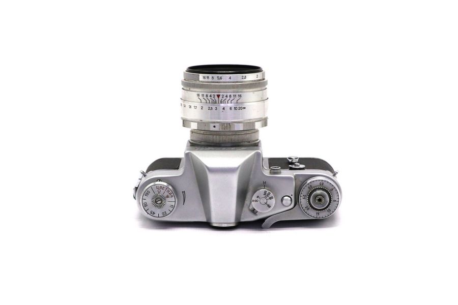 Пленочный фотоаппарат Зенит 3М + Гелиос-44 silver