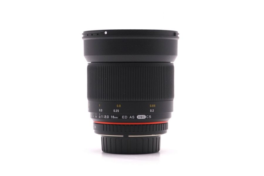 Samyang 16mm F/2 ED AS UMC CS for Nikon F в упаковке