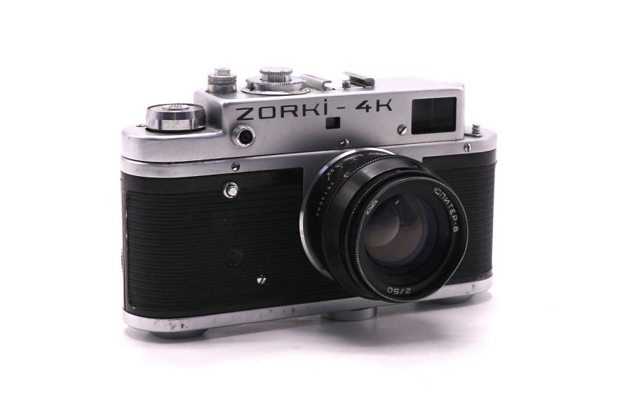 Фотоаппарат Зоркий 4К + Юпитер-8 (КМЗ, 1973)