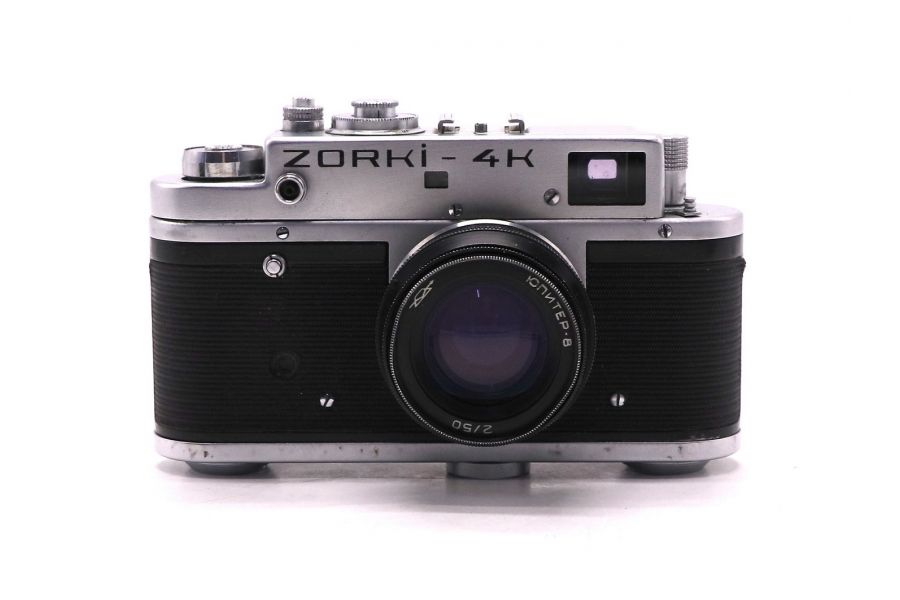 Фотоаппарат Зоркий 4К + Юпитер-8 (КМЗ, 1973)
