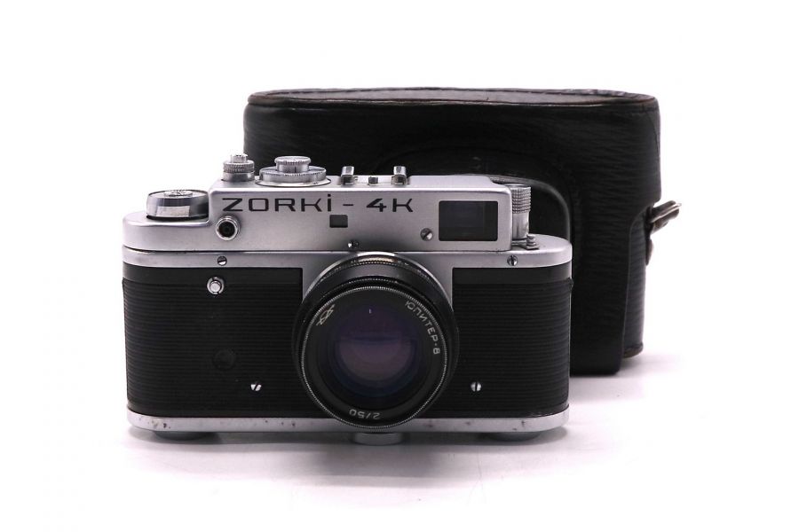 Фотоаппарат Зоркий 4К + Юпитер-8 (КМЗ, 1973)
