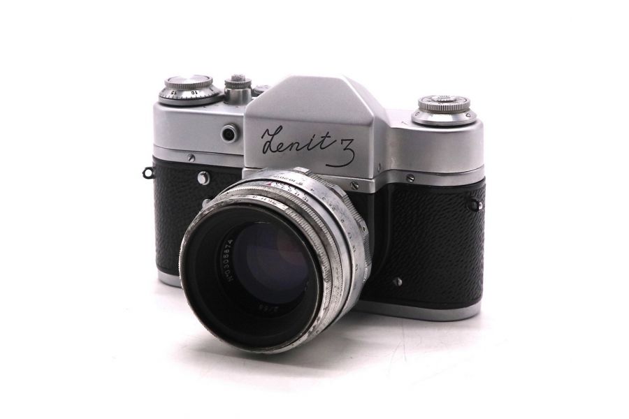 Фотокамера Зенит 3 / Zenit 3 + Гелиос-44 kit (СССР)