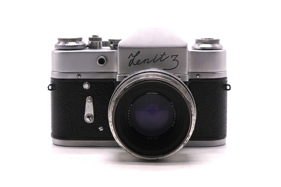 Фотокамера Зенит 3 / Zenit 3 + Гелиос-44 kit (СССР)