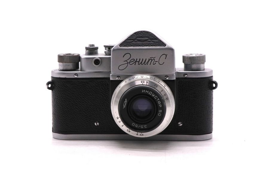 Фотоаппарат Зенит С + Индустар-50 ранний (1956)