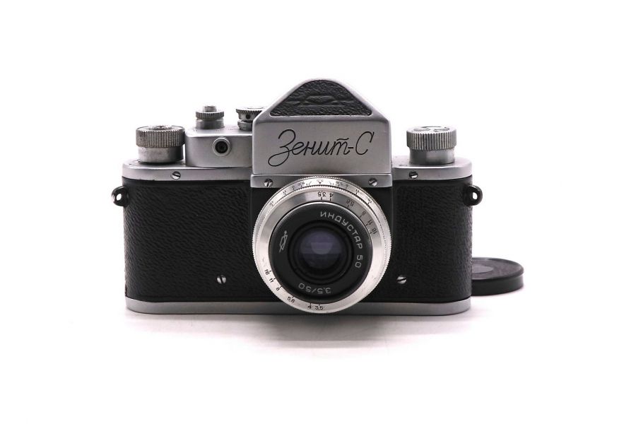 Фотоаппарат Зенит С + Индустар-50 ранний (1956)