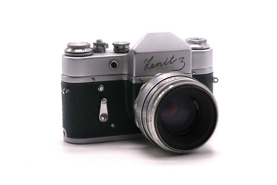 Фотокамера Зенит 3 / Zenit 3 + Гелиос-44 зеленый