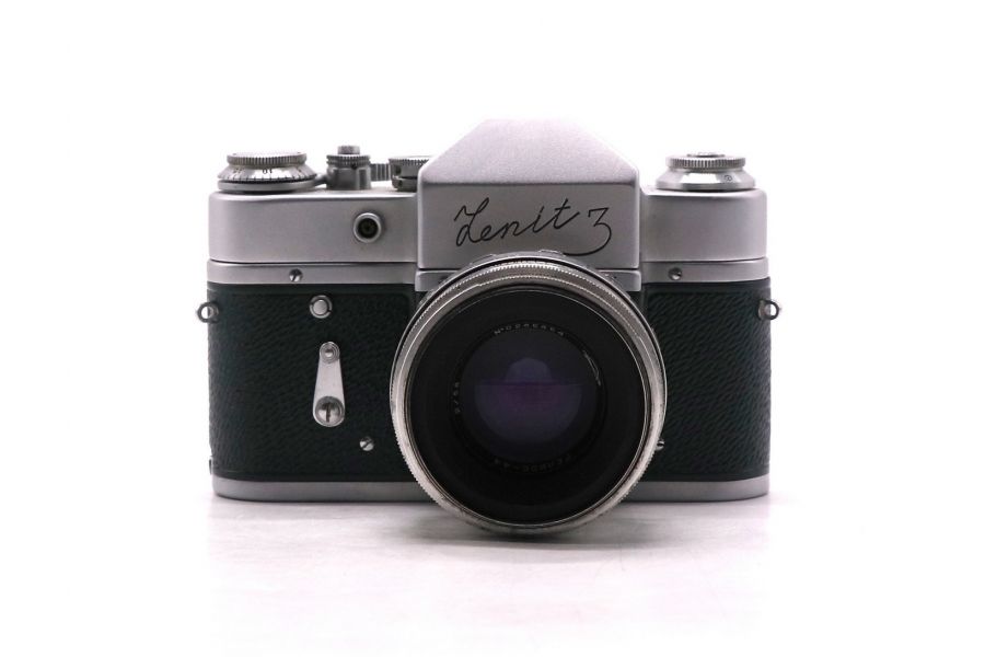 Фотокамера Зенит 3 / Zenit 3 + Гелиос-44 зеленый