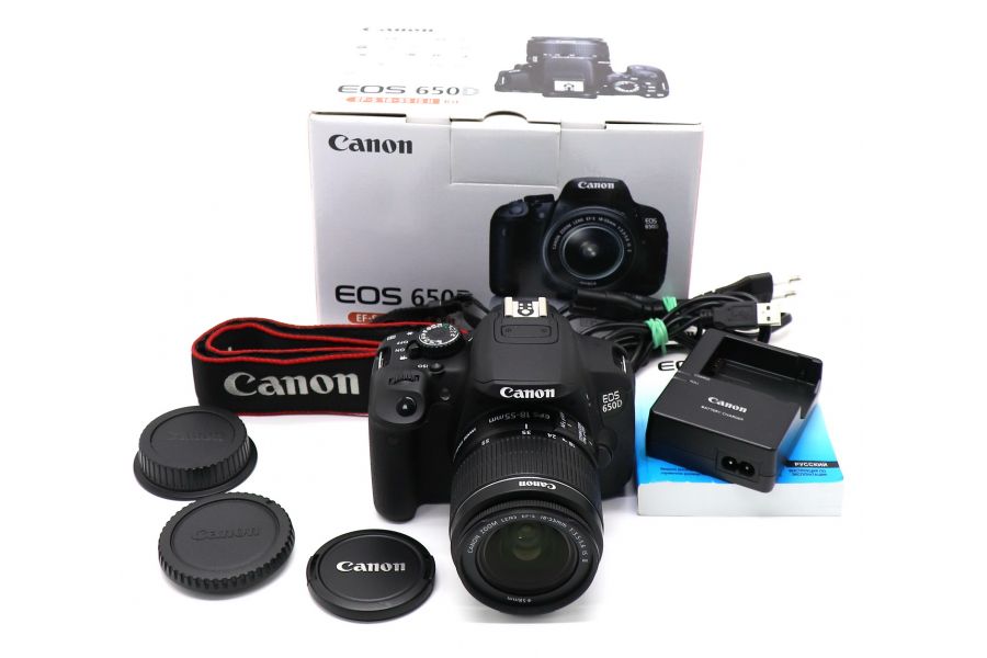 Canon EOS 650D kit в упаковке (пробег 5 кадров)