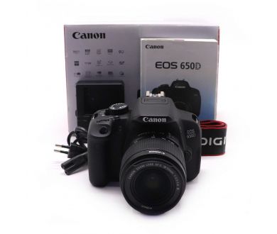 Canon EOS 650D kit в упаковке (пробег 145 кадров)
