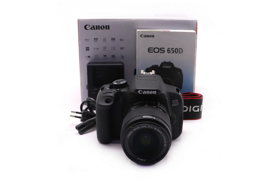 Canon EOS 650D kit в упаковке (пробег 145 кадров)