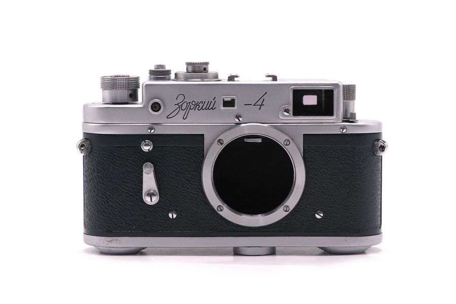 Советский фотоаппарат Зоркий 4 body зеленый