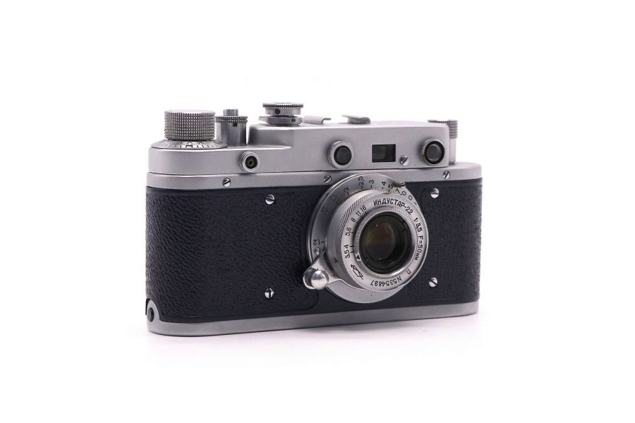 Фотоаппарат Зоркий С + Индустар-22 П синий