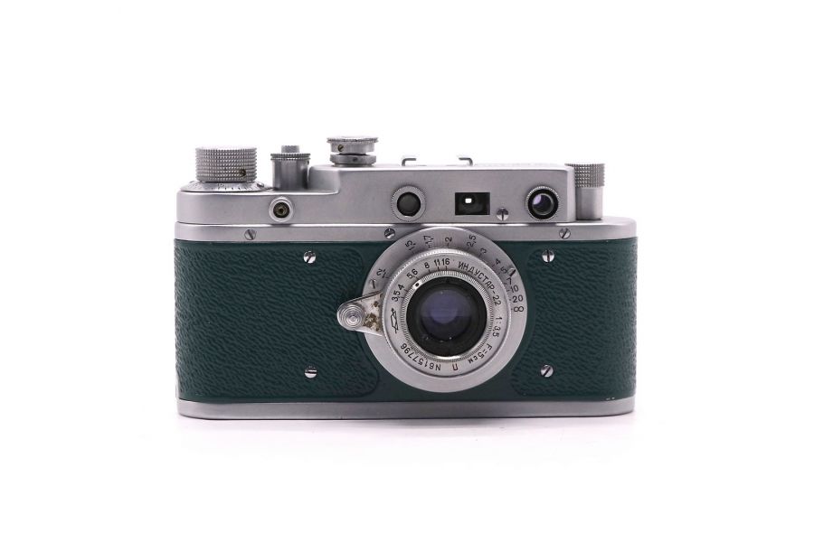 Фотоаппарат советский Зоркий С зеленый (СССР)