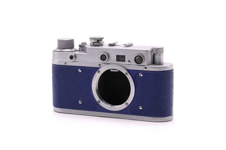 Советский фотоаппарат Зоркий С синий (СССР)