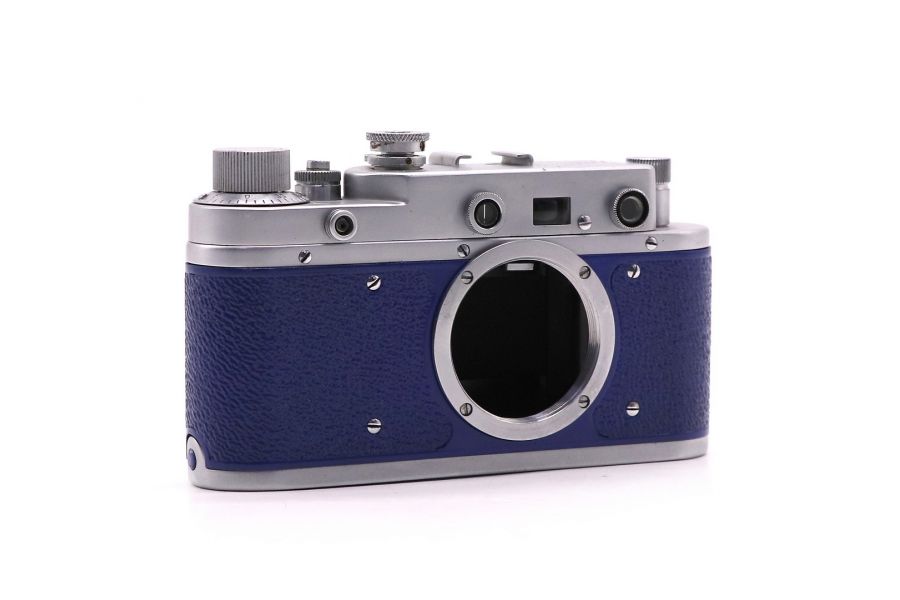 Советский фотоаппарат Зоркий С синий (СССР)