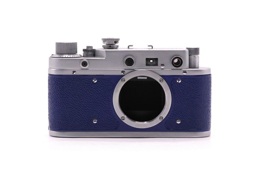 Советский фотоаппарат Зоркий С синий (СССР)