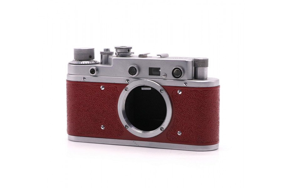 Советский фотоаппарат Зоркий С красный (СССР)