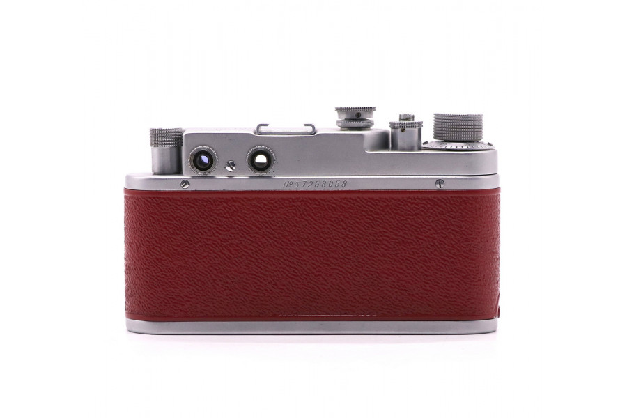 Советский фотоаппарат Зоркий С красный (СССР)