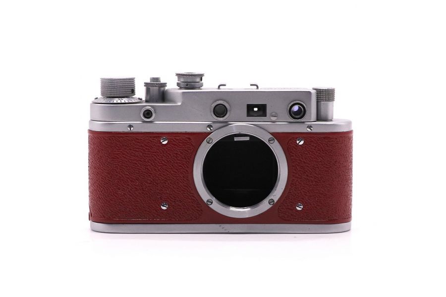 Советский фотоаппарат Зоркий С красный (СССР)