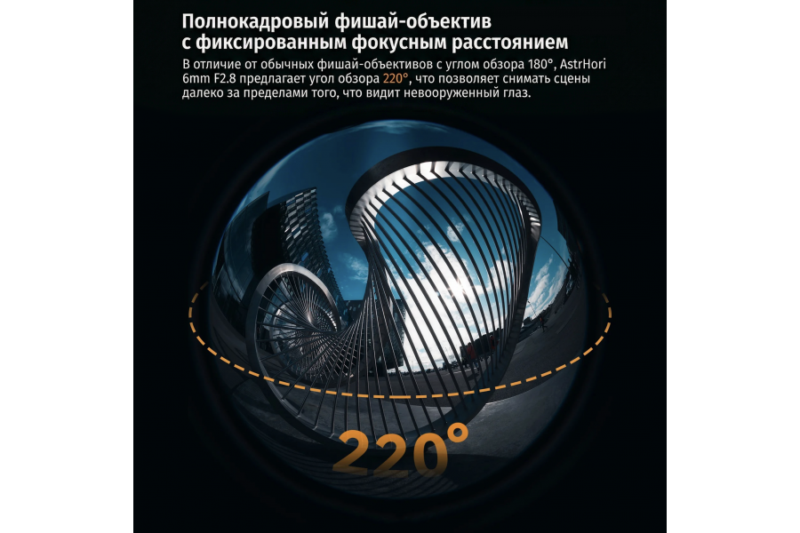 Объектив AstrHori 6mm F2.8 Nikon Z