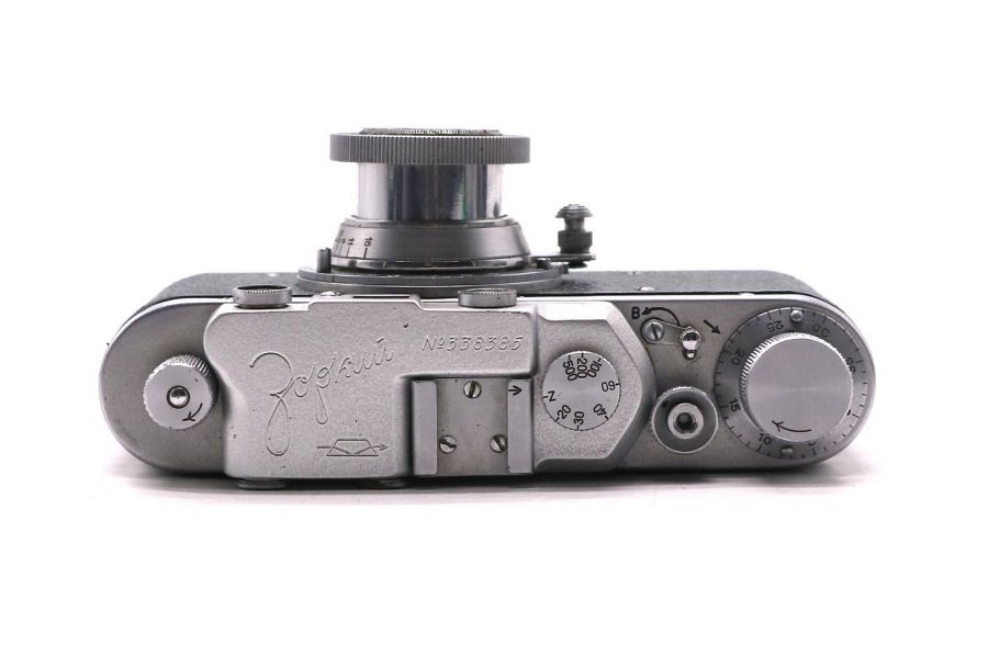 Фотоаппарат Зоркий + Индустар 50 зеленый