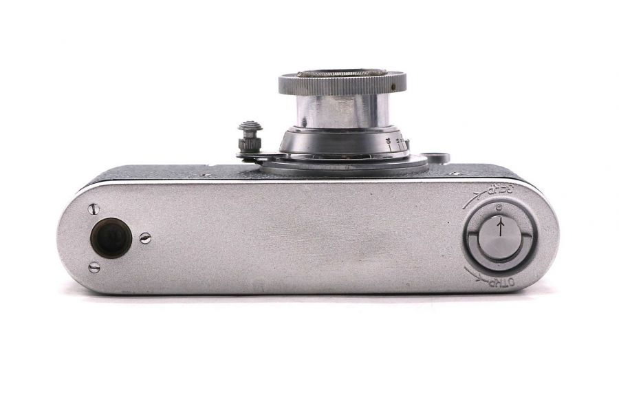 Фотоаппарат Зоркий + Индустар 50 зеленый