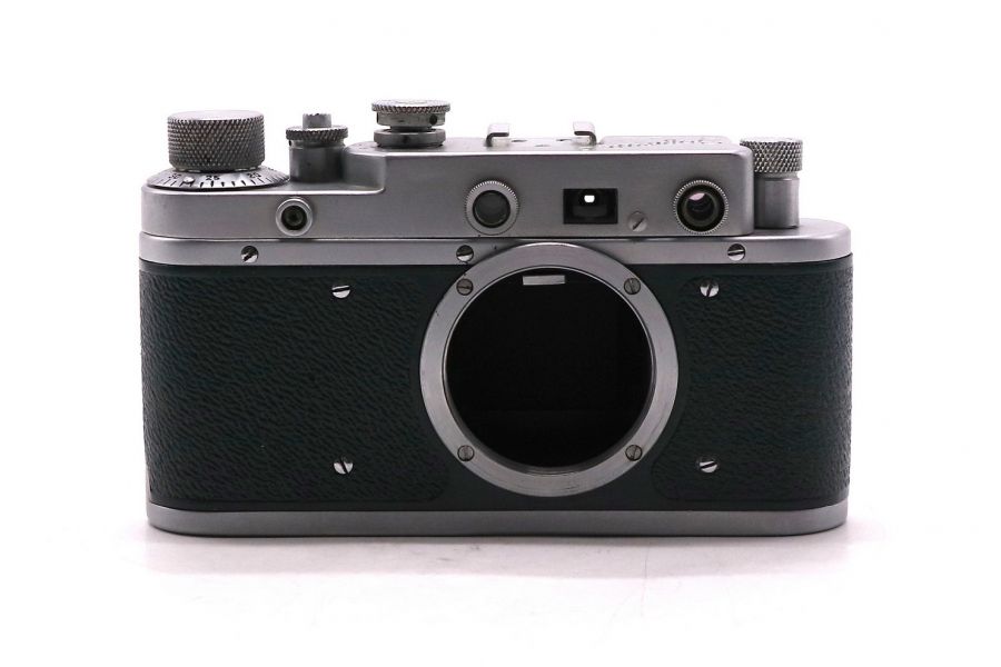 Пленочный фотоаппарат Зоркий С зеленый (СССР)