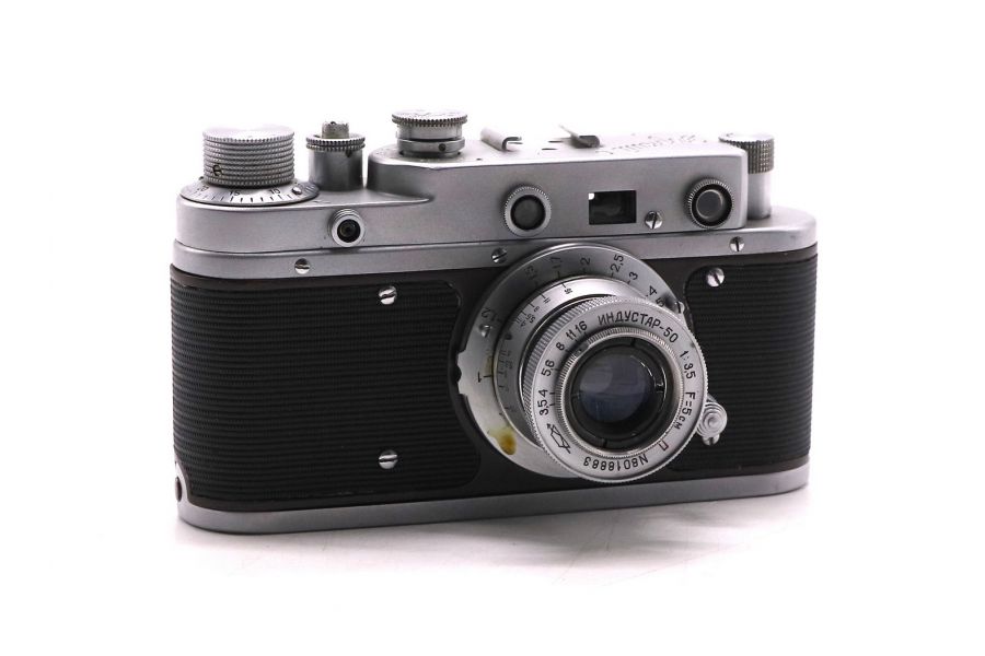 Камера Зоркий С + Индустар-50 тубусный коричневый