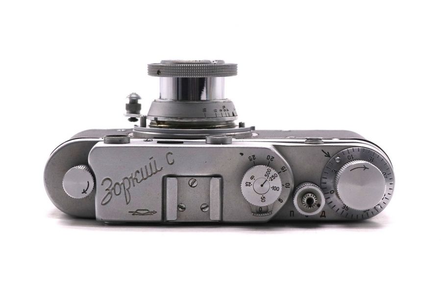 Камера Зоркий С + Индустар-50 тубусный коричневый